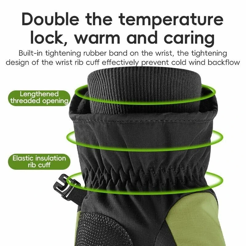 ROCKBROS Fietshandschoenen Warme Winddichte Handschoenen met Touchfunctie