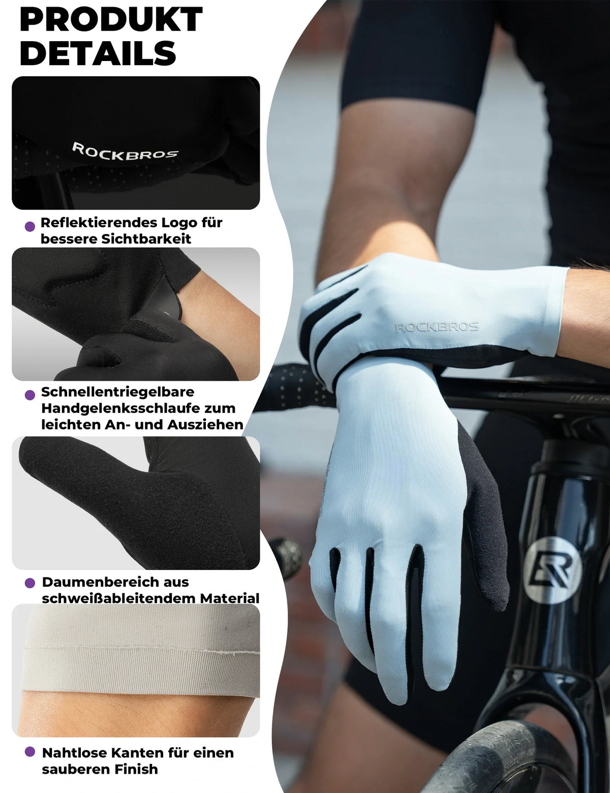 ROCKBROS Fietshandschoenen