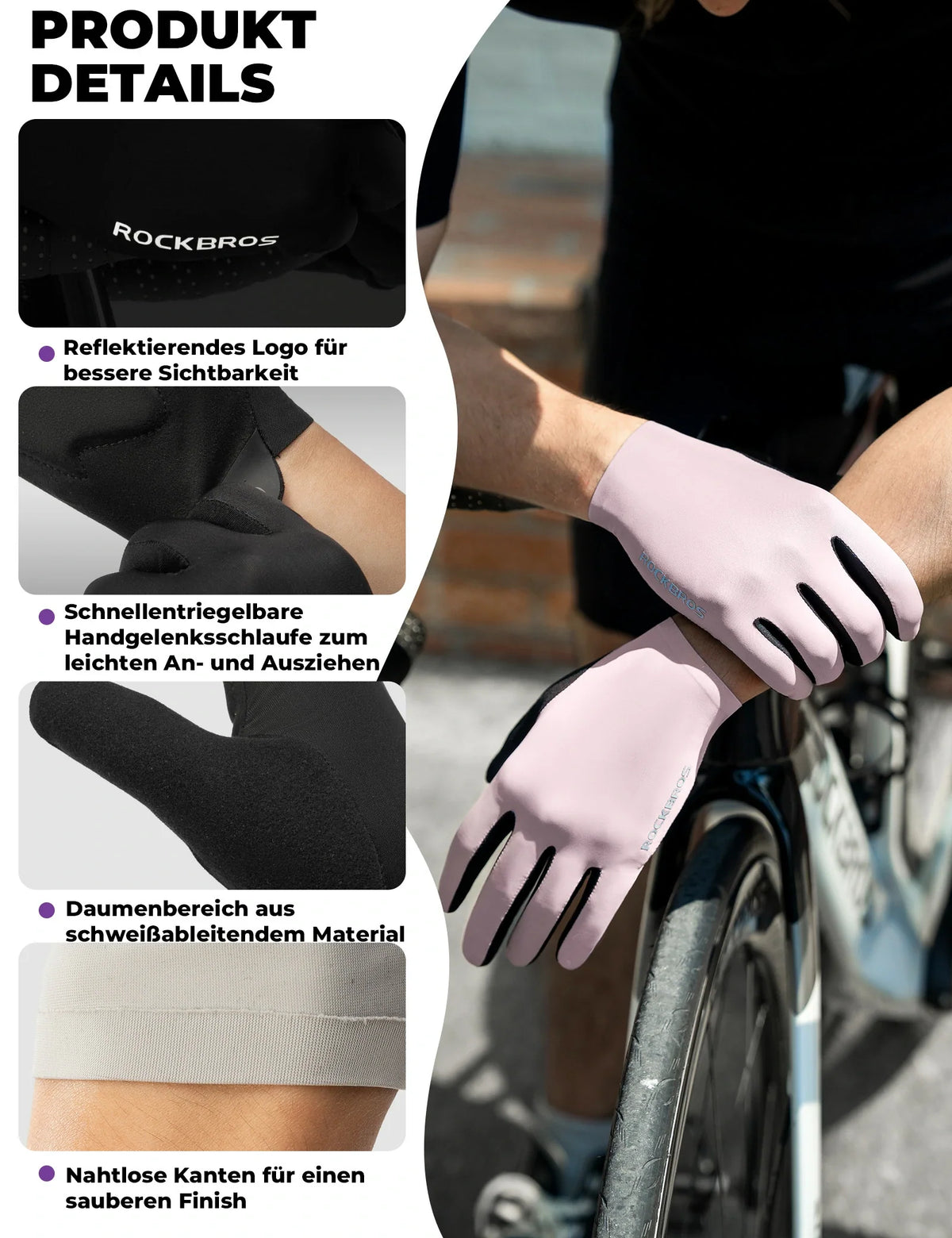 ROCKBROS Fietshandschoenen