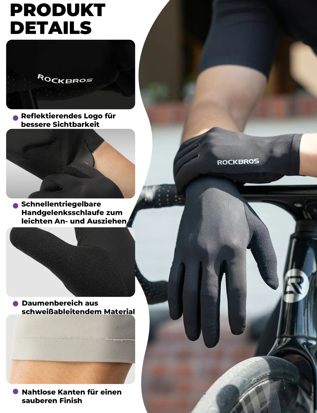 ROCKBROS Fietshandschoenen