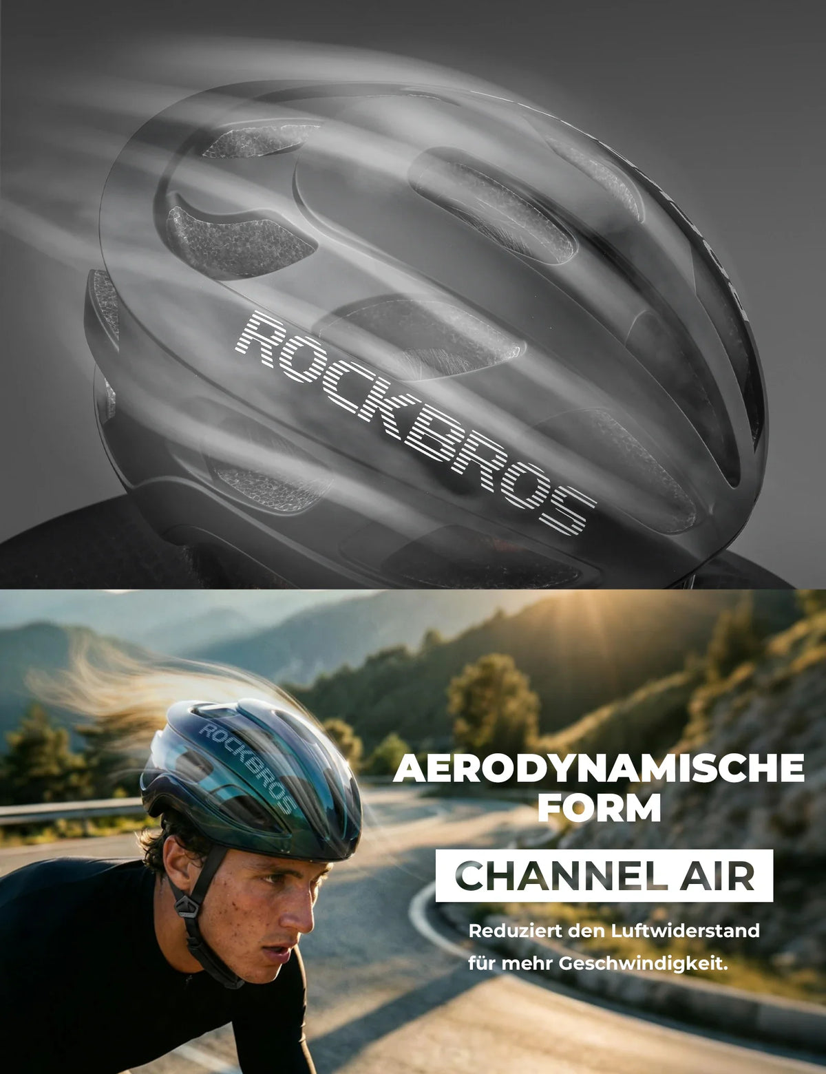 ROCKBROS Fietshelm 58-62cm Lichtgewicht 240g Antibacterieel