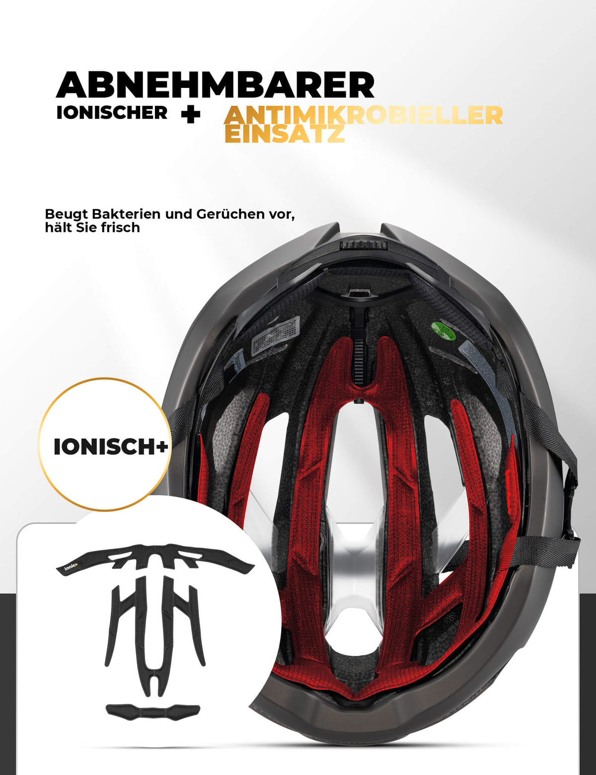 ROCKBROS Fietshelm met versterkingsframe 58-62cm