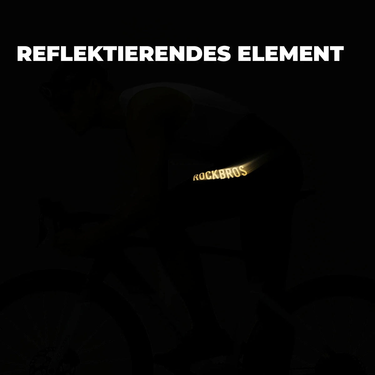 ROCKBROS Fietsbroek Kort Heren, Gepolsterd 3D Snit Wielrenbroek