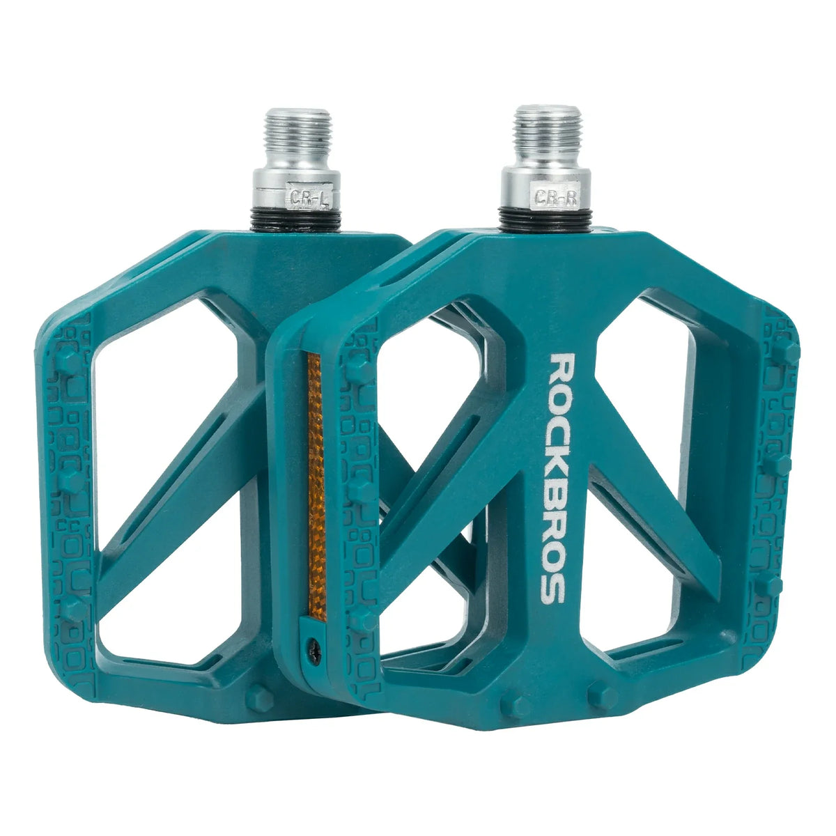 ROCKBROS Fietspedalen van nylon met reflectoren, antislip lichte brede platform