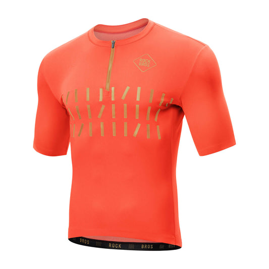 ROCKBROS Fietsshirt Korte mouw Heren Ademend en Snel drogend Jersey Reflecterend