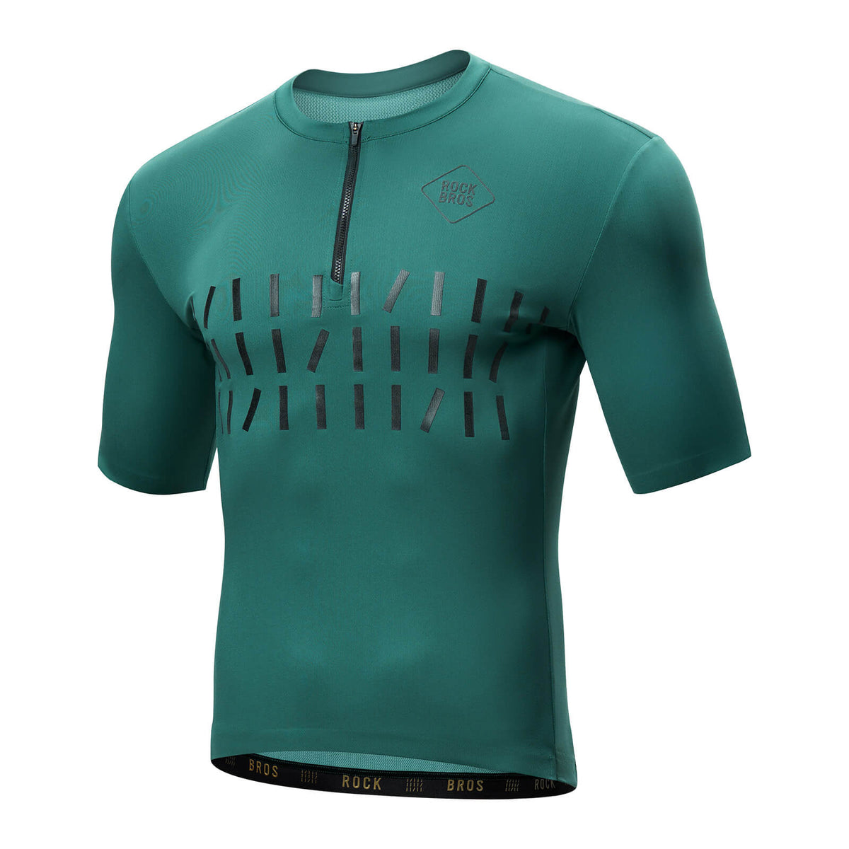 ROCKBROS Fietsshirt Korte mouw Heren Ademend en Snel drogend Jersey Reflecterend