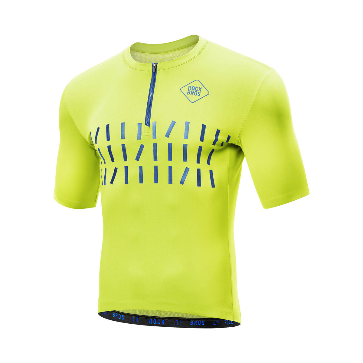 ROCKBROS Fietsshirt Korte mouw Heren Ademend en Snel drogend Jersey Reflecterend