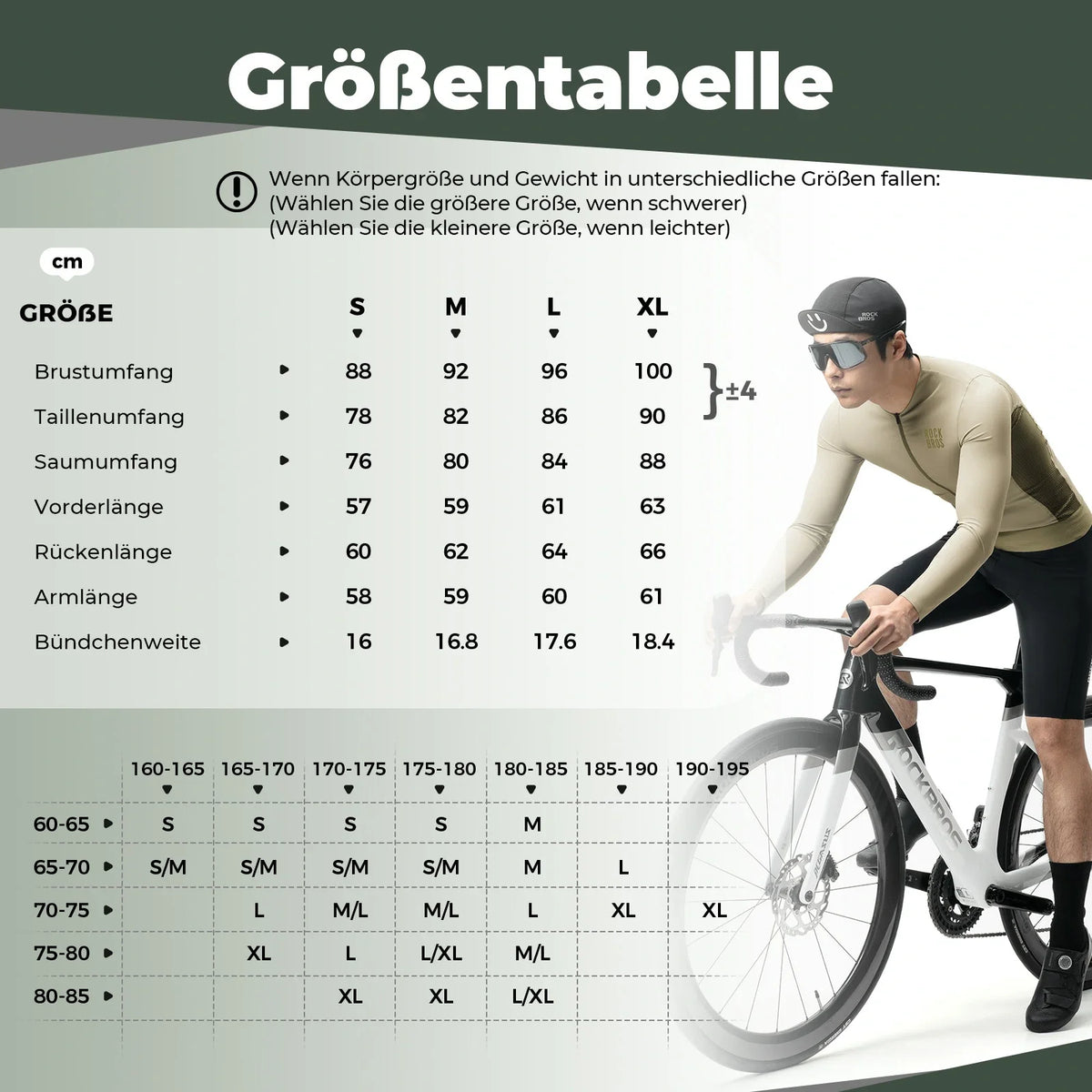 ROCKBROS Fietstrui Wielrentrui Lange Mouw Heren, Ademend en Snel drogend, Elastisch