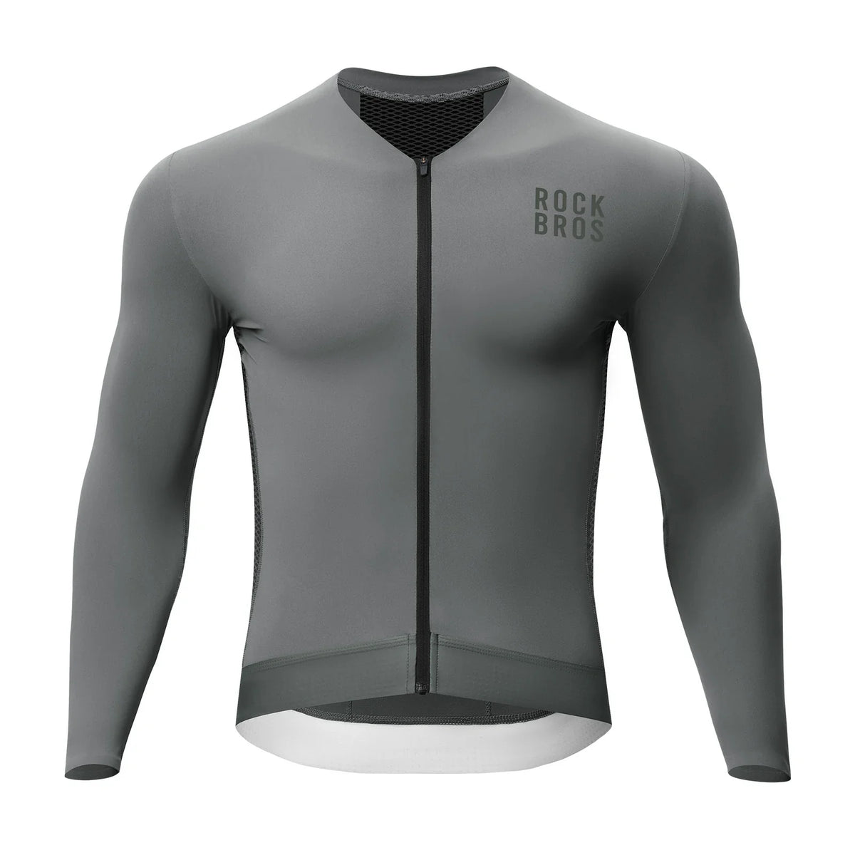 ROCKBROS Fietstrui Wielrentrui Lange Mouw Heren, Ademend en Snel drogend, Elastisch