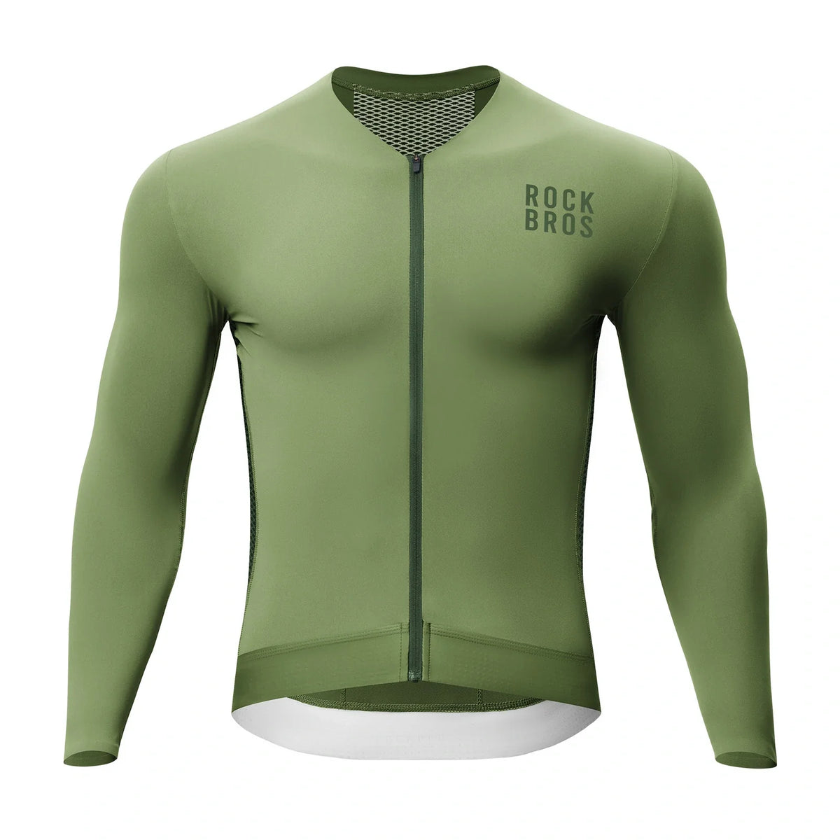 ROCKBROS Fietstrui Wielrentrui Lange Mouw Heren, Ademend en Snel drogend, Elastisch