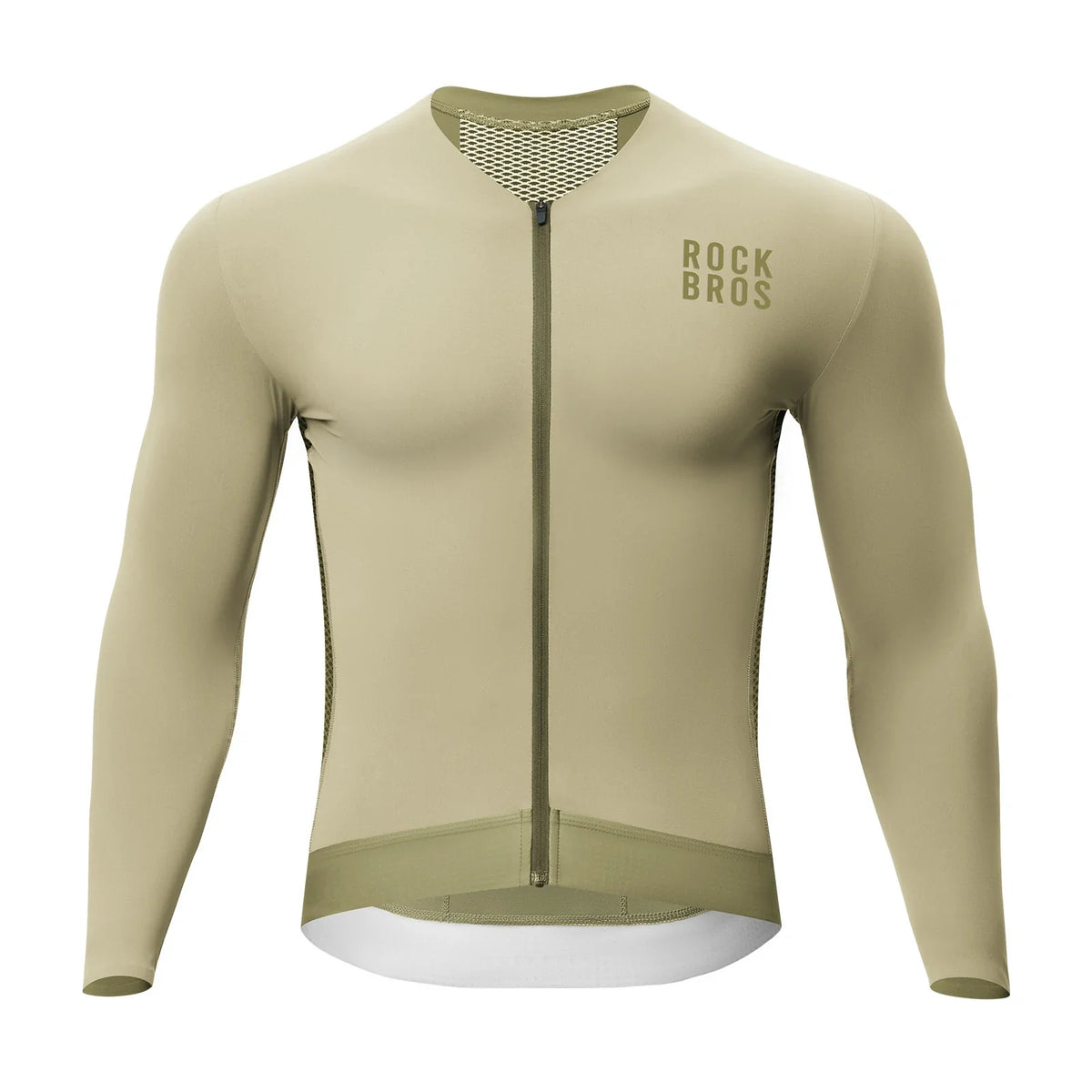 ROCKBROS Fietstrui Wielrentrui Lange Mouw Heren, Ademend en Snel drogend, Elastisch