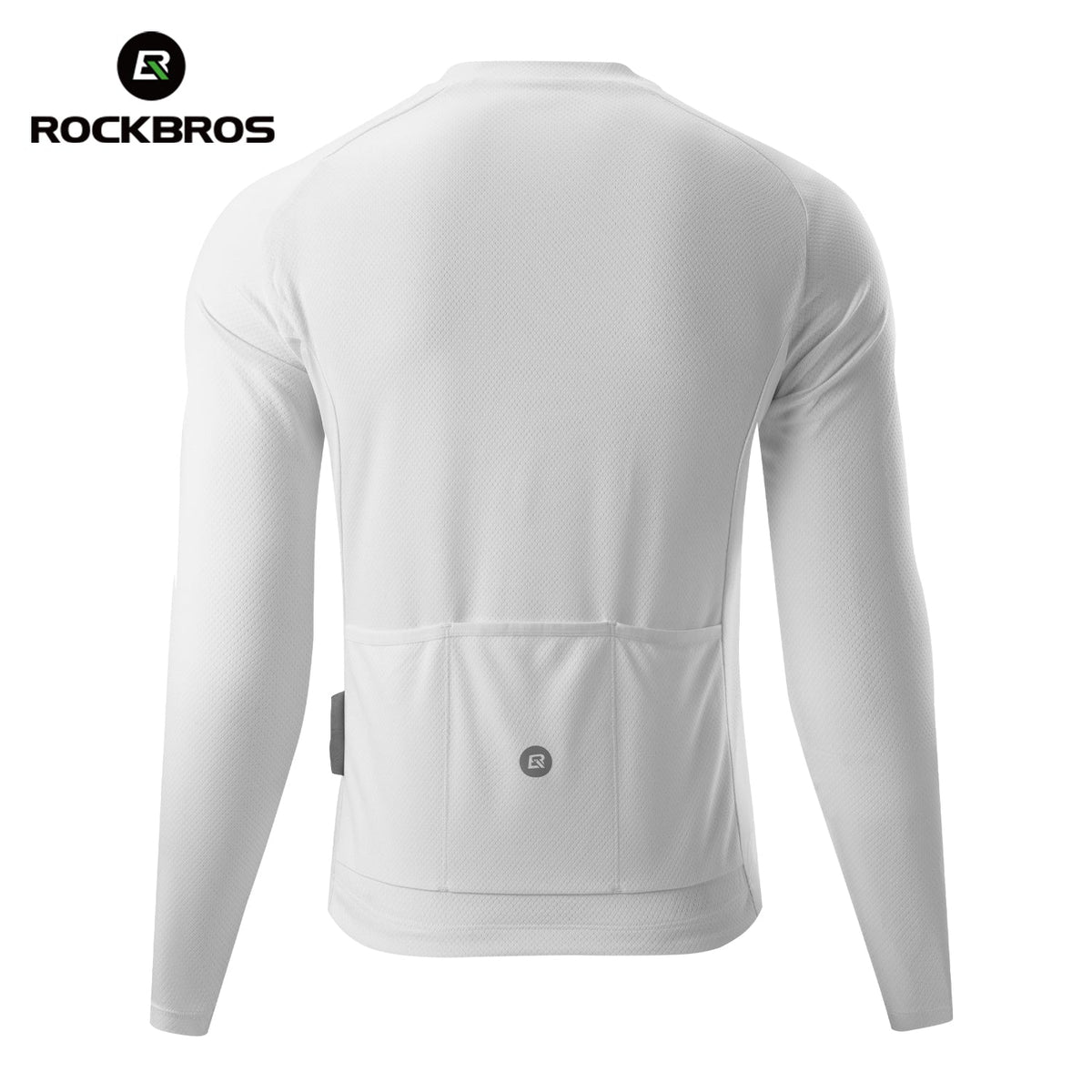 ROCKBROS Fietstrui met lange mouwen en korte rits aan de voorkant - Model YDCX011