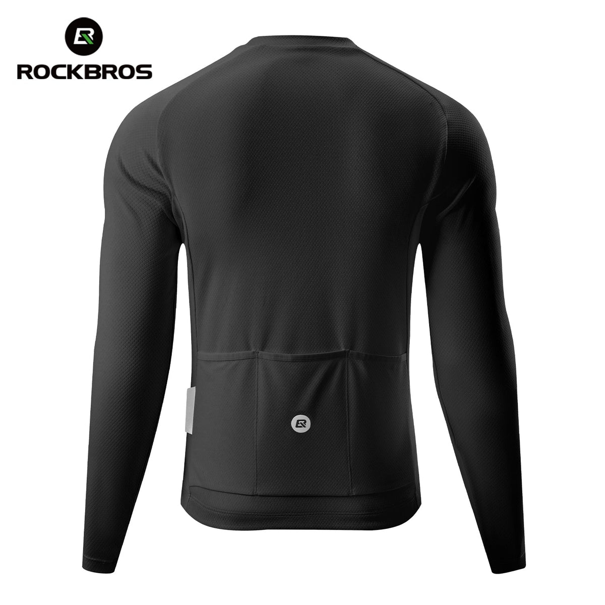 ROCKBROS Fietstrui met lange mouwen en korte rits aan de voorkant - Model YDCX011