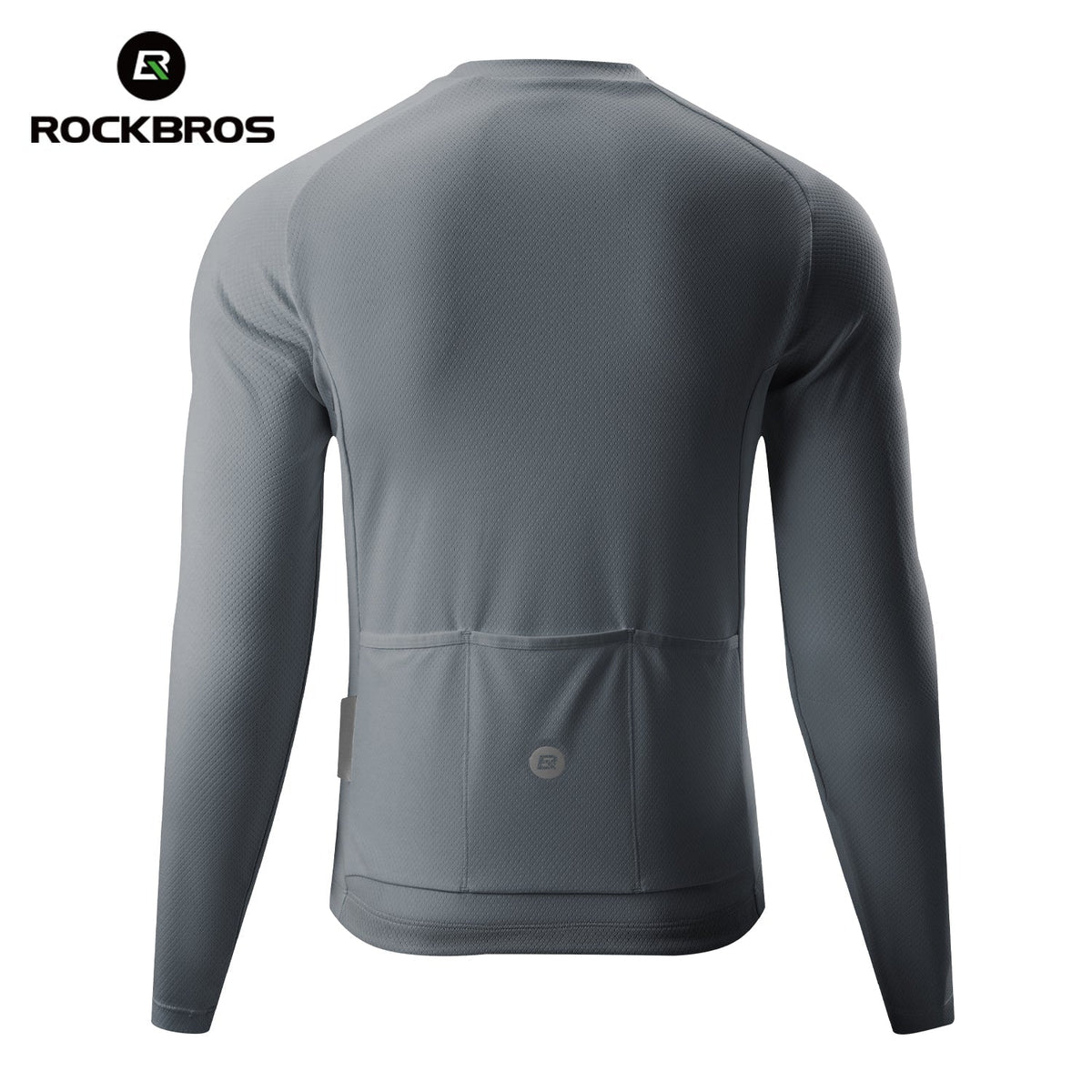 ROCKBROS Fietstrui met lange mouwen en korte rits aan de voorkant - Model YDCX011