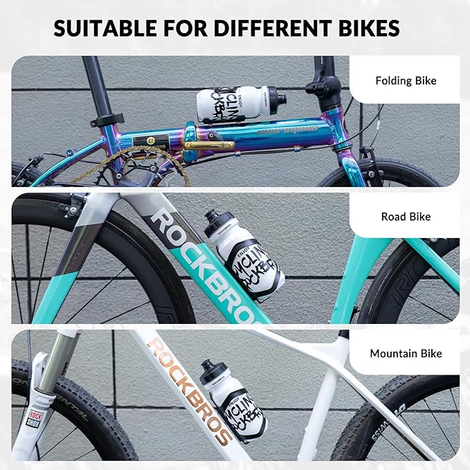 ROCKBROS Flessehouder Fiets Drankhouder Drinkbus houder Aluminiumlegering ca. 40g
