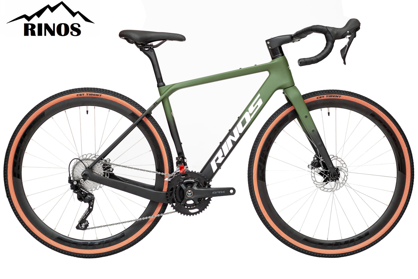 RINOS frameset met vork zadelpen stuur carbon T800