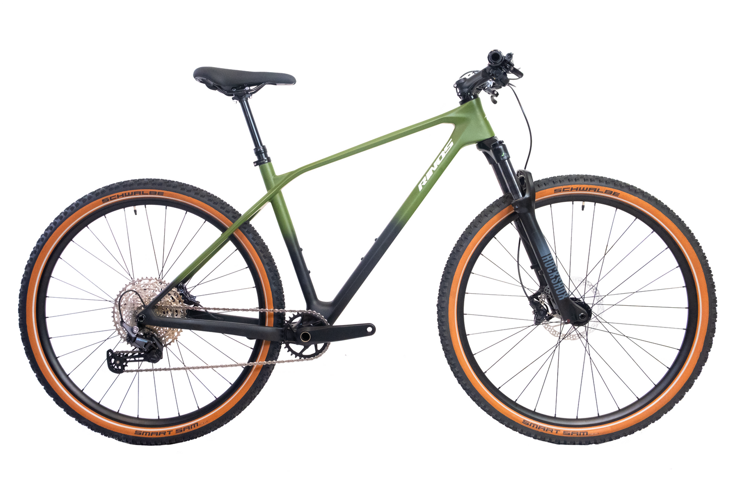 RINOS Gaia2X Carbon MTB Shimano Deore 12 versnellingen Hardtail Rockshox