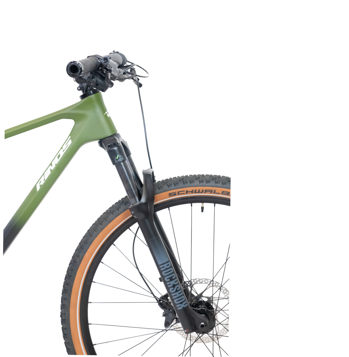 RINOS Gaia2X Carbon MTB Shimano Deore 12 versnellingen Hardtail Rockshox