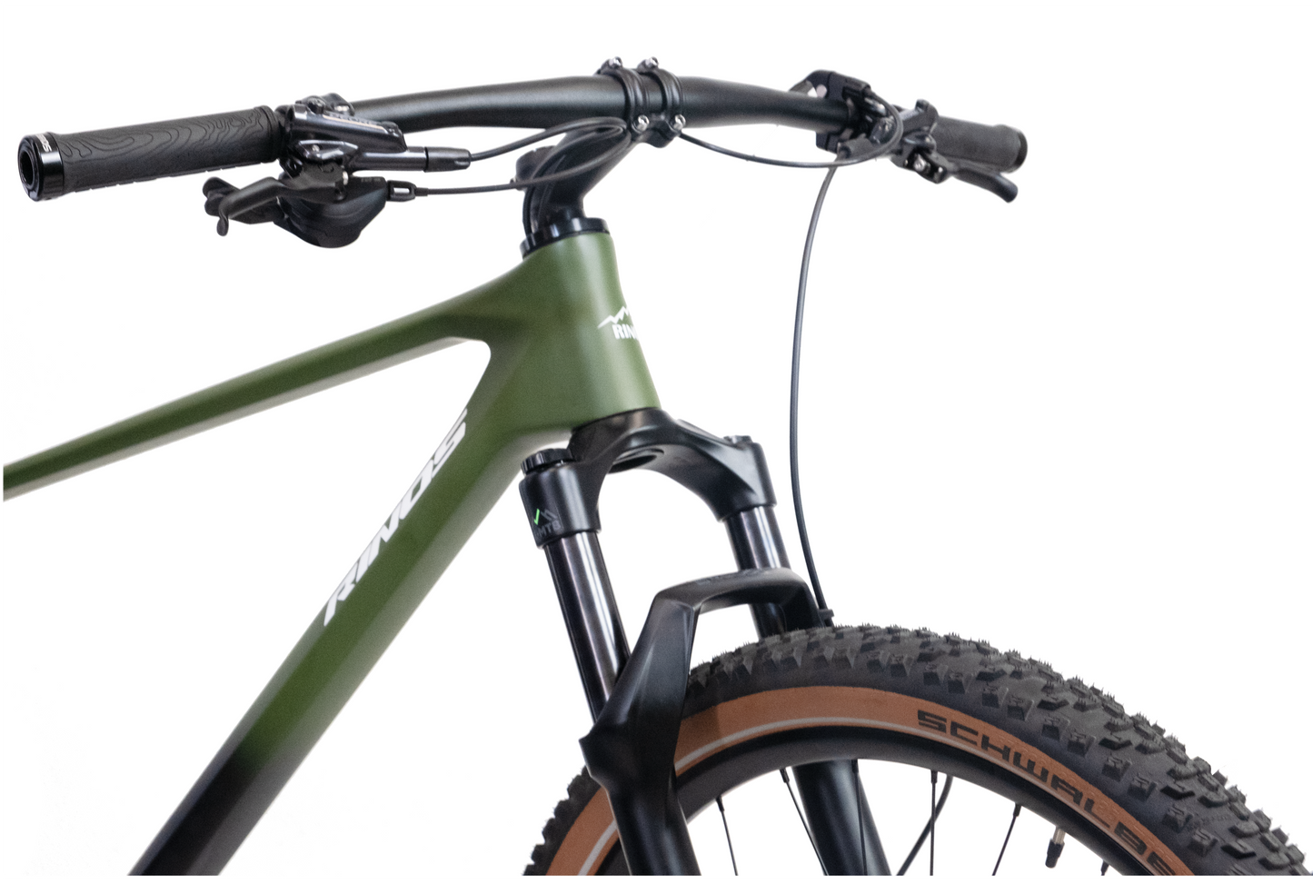 RINOS Gaia2X Carbon MTB Shimano Deore 12 versnellingen Hardtail Rockshox