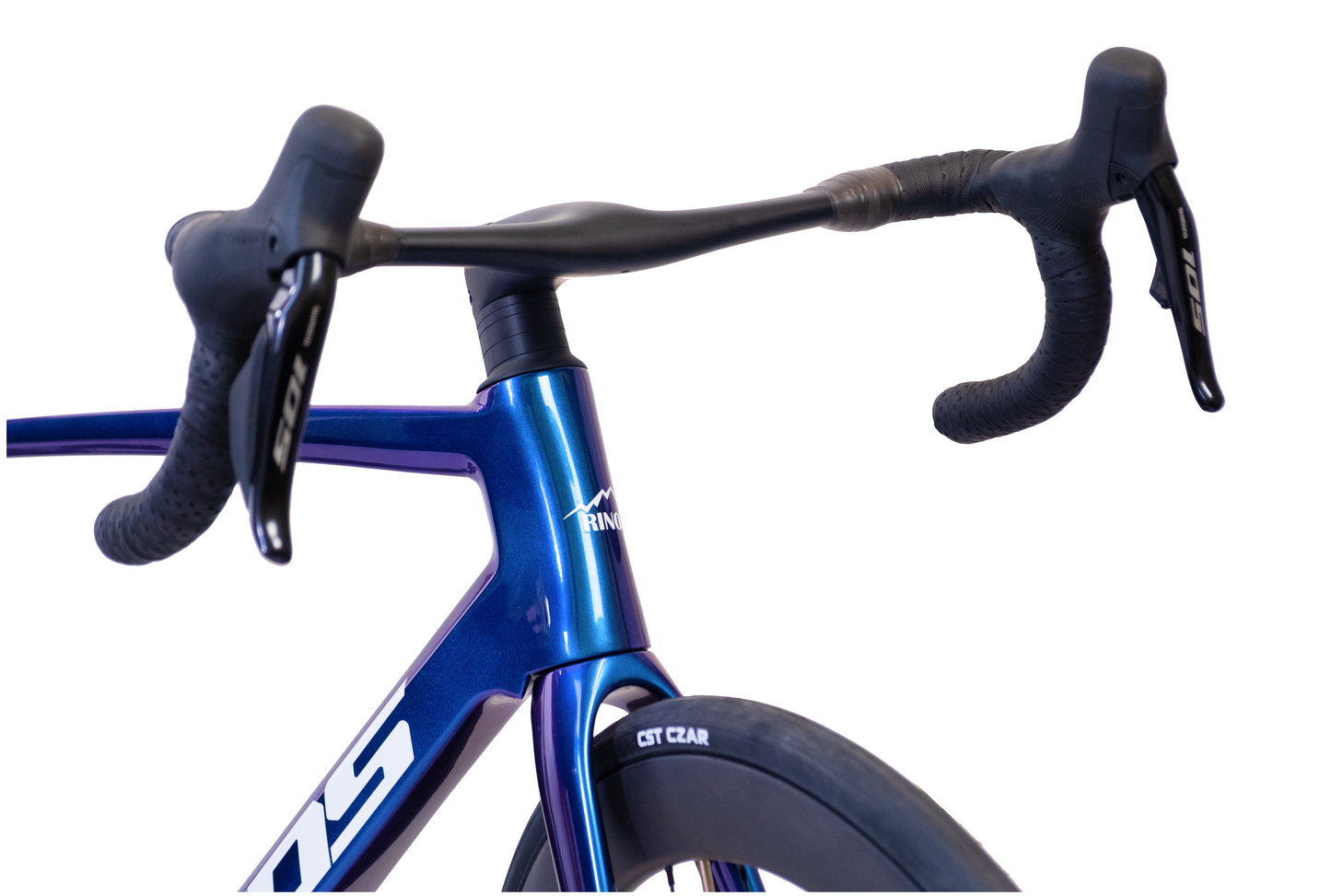 RINOS Volledig Carbon Racefiets 700C Shimano 105 Di2 R7150 24 Versnellingen Odin 6.1