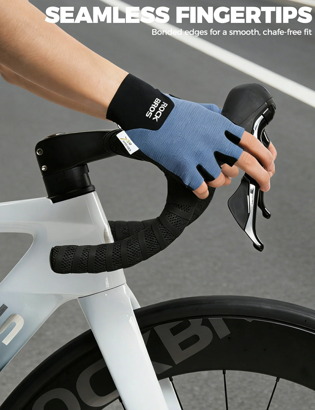 ROCKBROS Halfvingers fietshandschoenen met PORON XRD vulling
