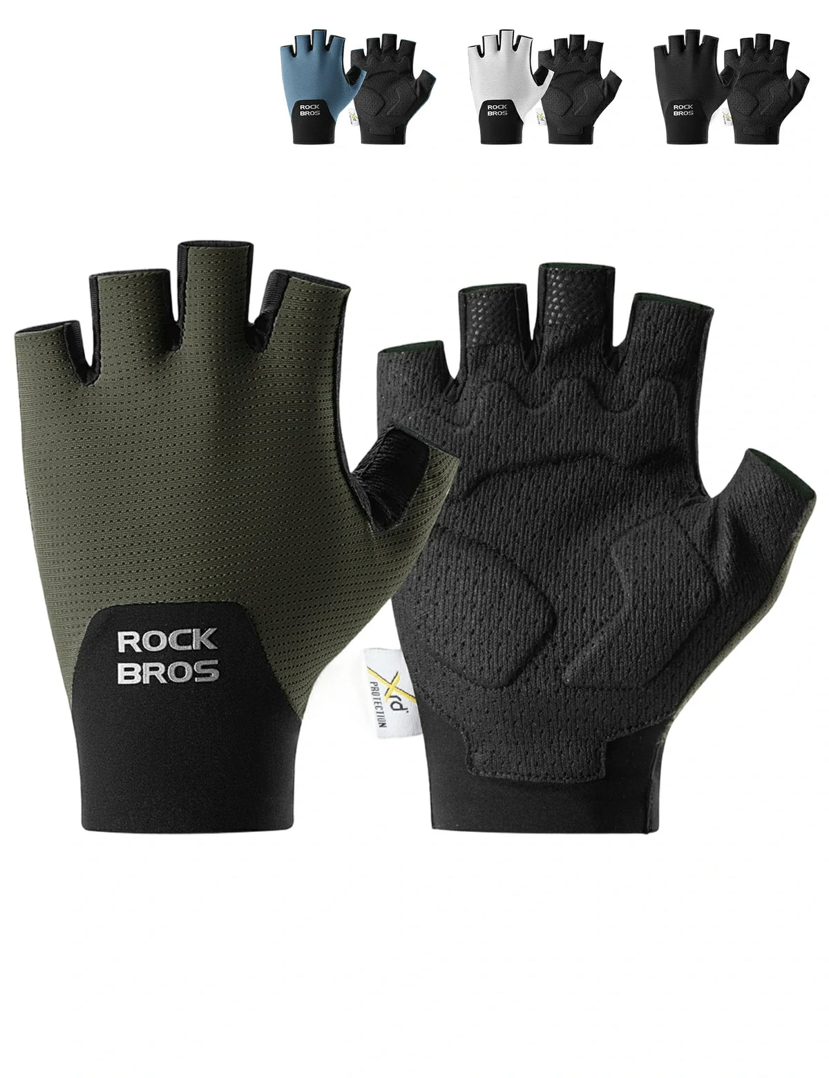 ROCKBROS Halfvingers fietshandschoenen met PORON XRD vulling