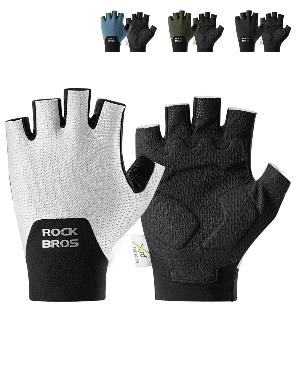 ROCKBROS Halfvingers fietshandschoenen met PORON XRD vulling