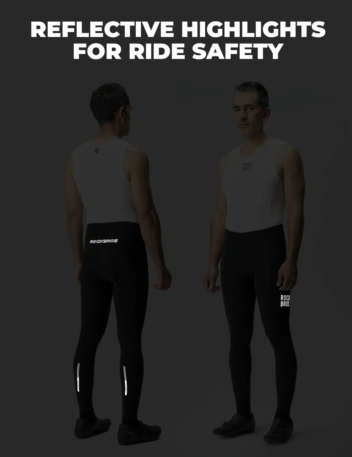 ROCKBROS Heren Fietsbroek - 3D Ergonomische Snit, 6H+