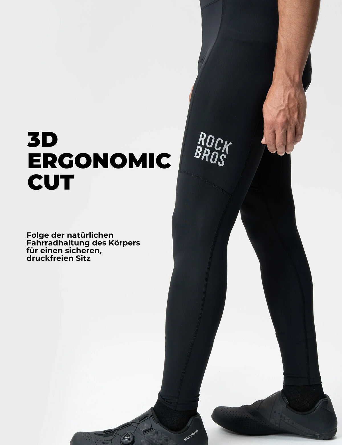 ROCKBROS Heren Fietsbroek - 3D Ergonomische Snit, 6H+