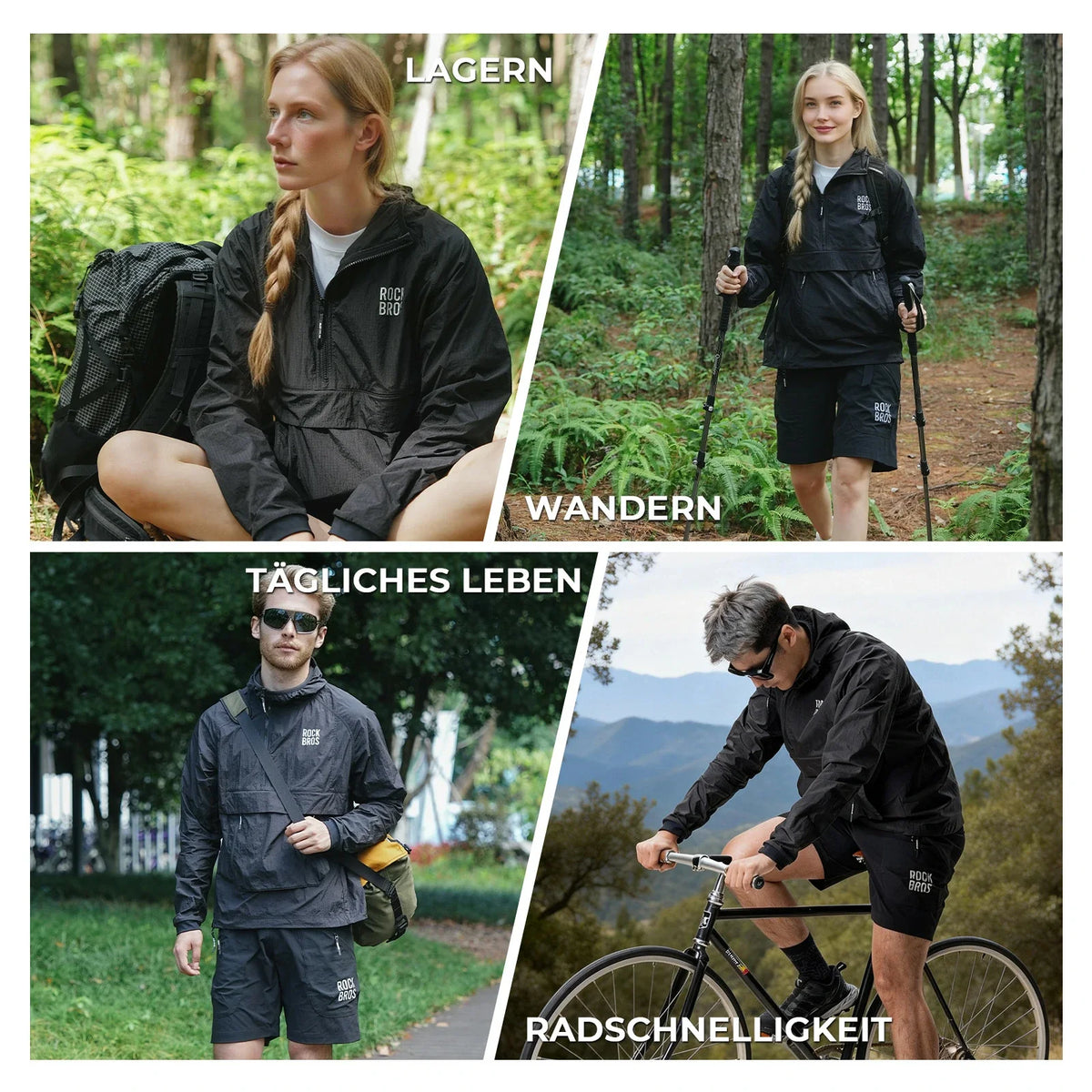 ROCKBROS Heren Fietsjack Winddicht