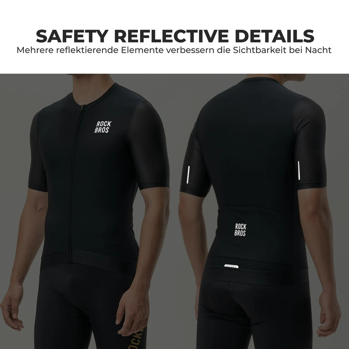 ROCKBROS Heren Fietstricot Korte Mouw