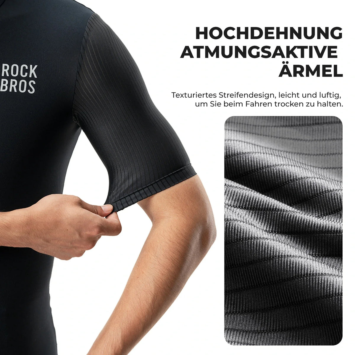 ROCKBROS Heren Fietstricot Korte Mouw