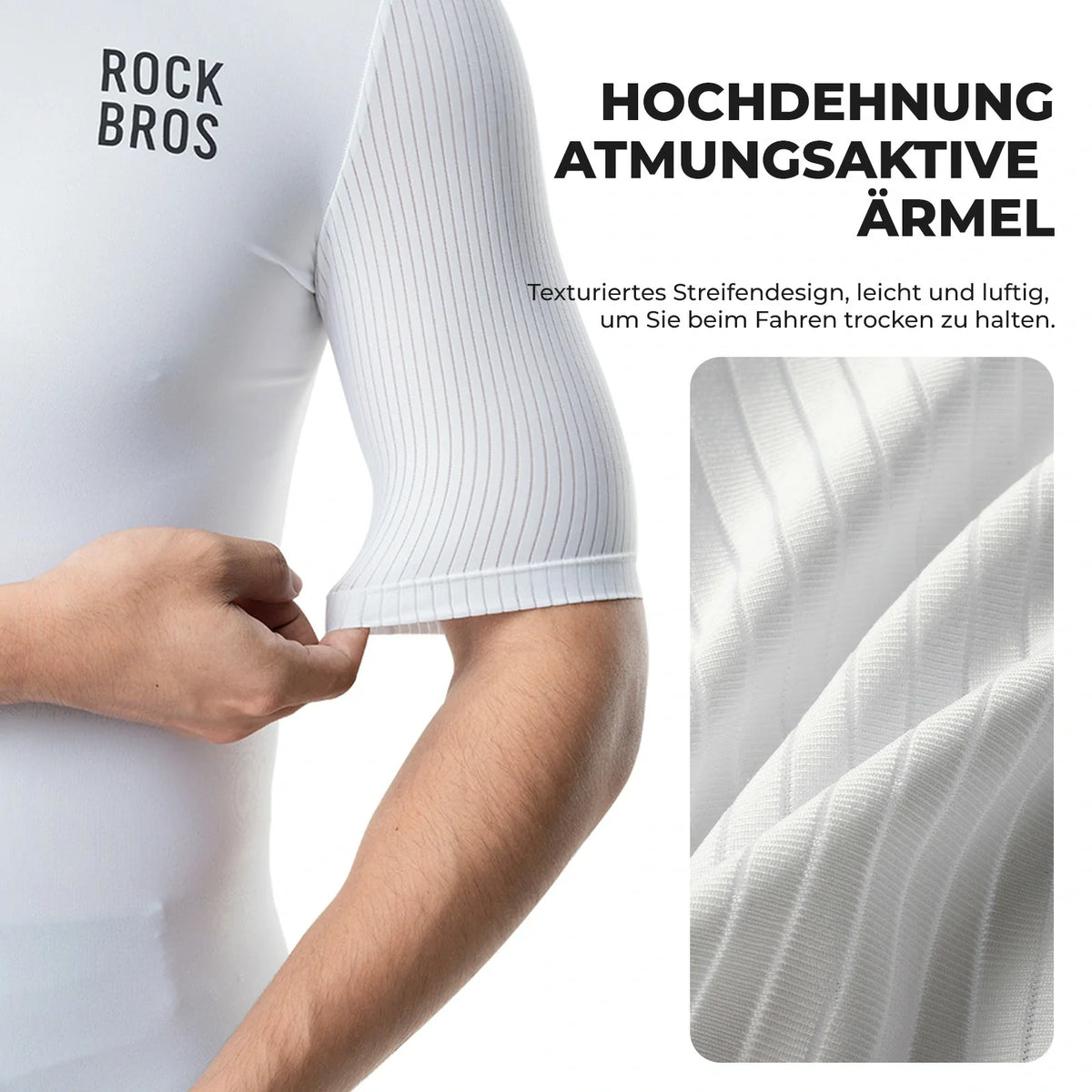 ROCKBROS Heren Fietstricot Korte Mouw