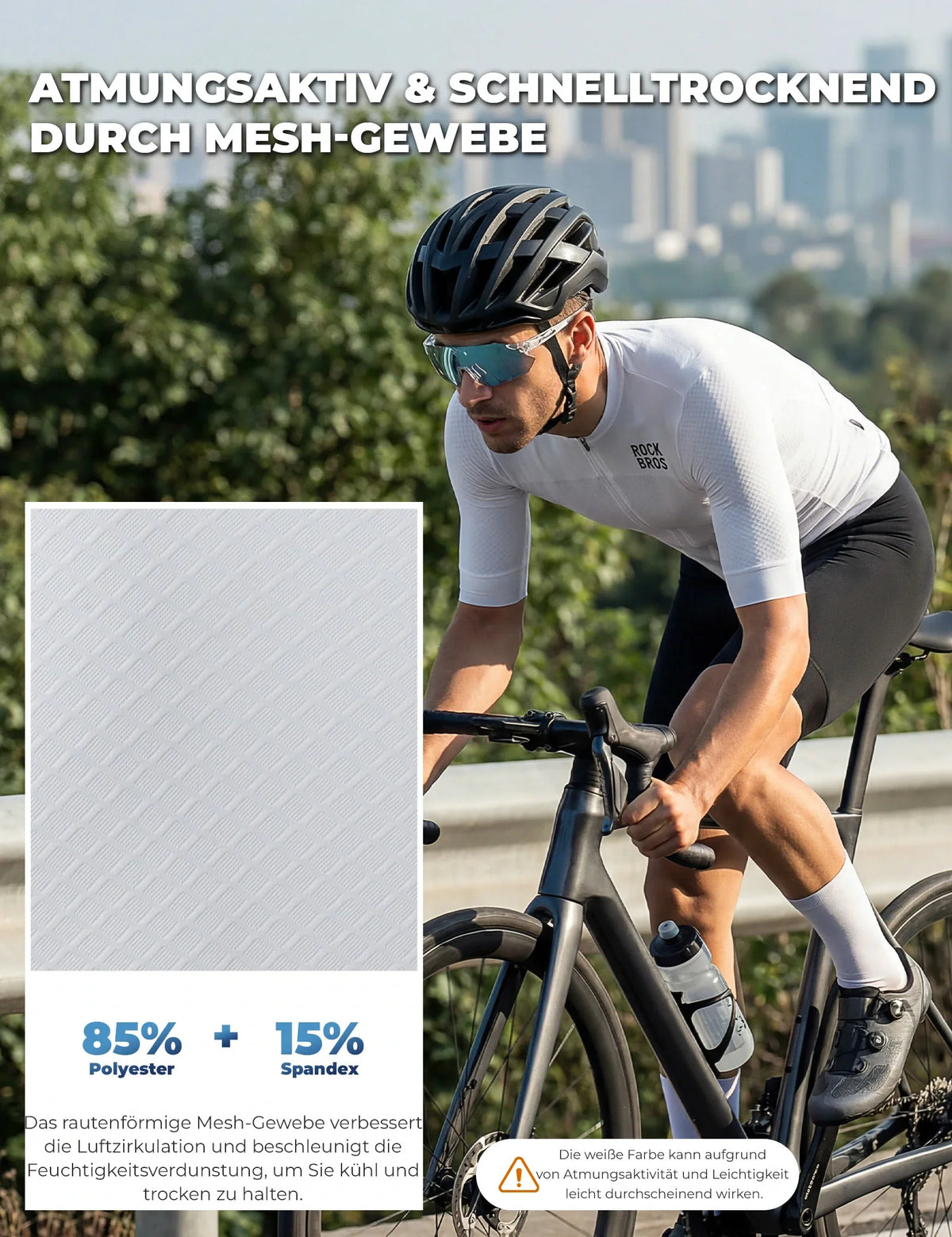 ROCKBROS Heren Korte Mouw Fietstrui