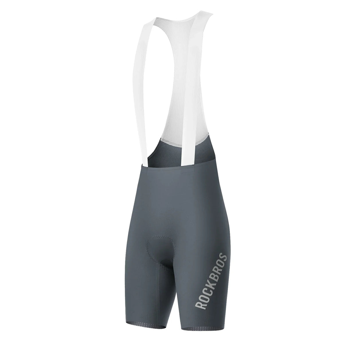 ROCKBROS Heren Fietshbroek met Bretellen Gevoerd, Korte Fietshbroek, Ademende snel drogende