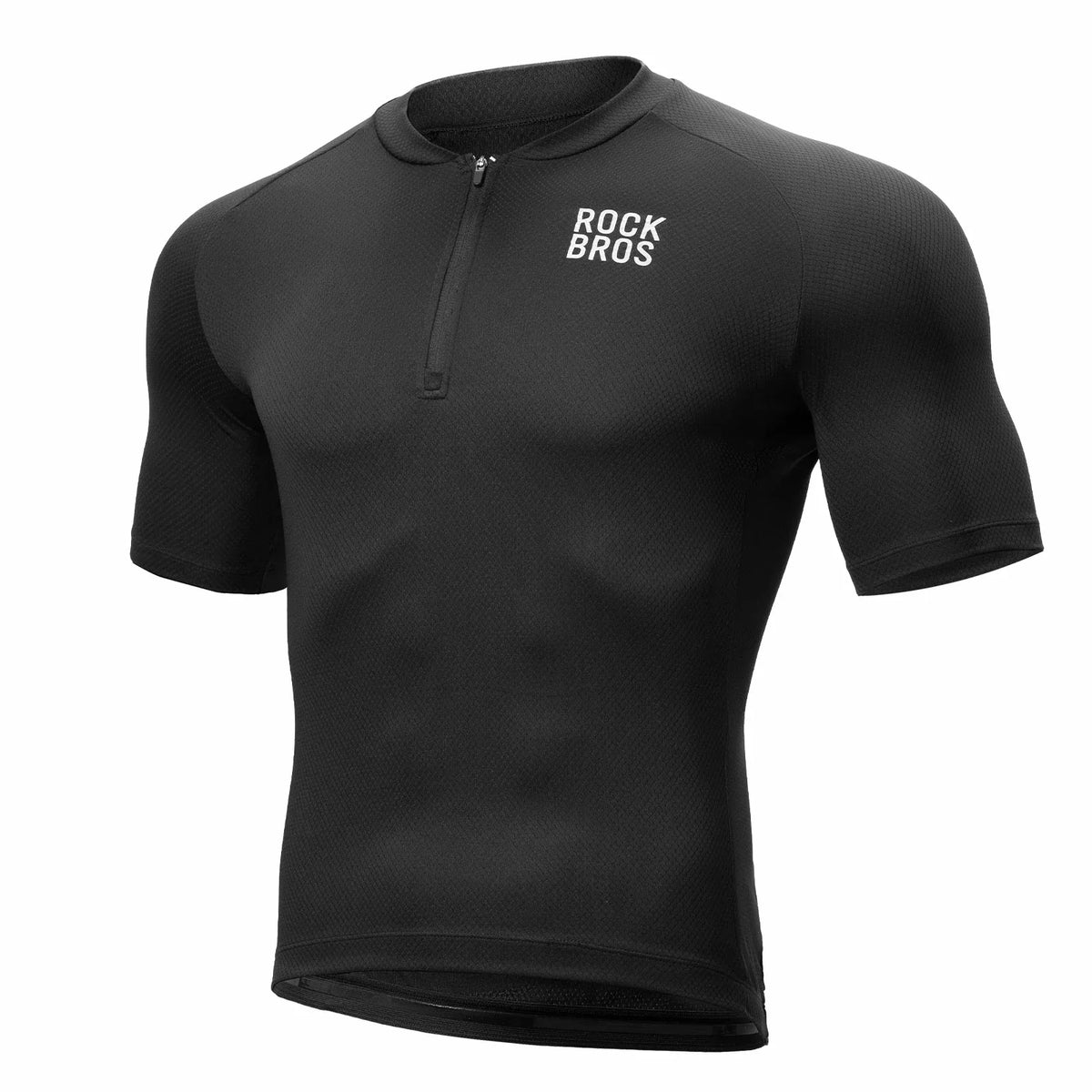 ROCKBROS Heren Fietsshirt Korte mouw Fietsshirt Wielrenshirt Ademend Snel drogend