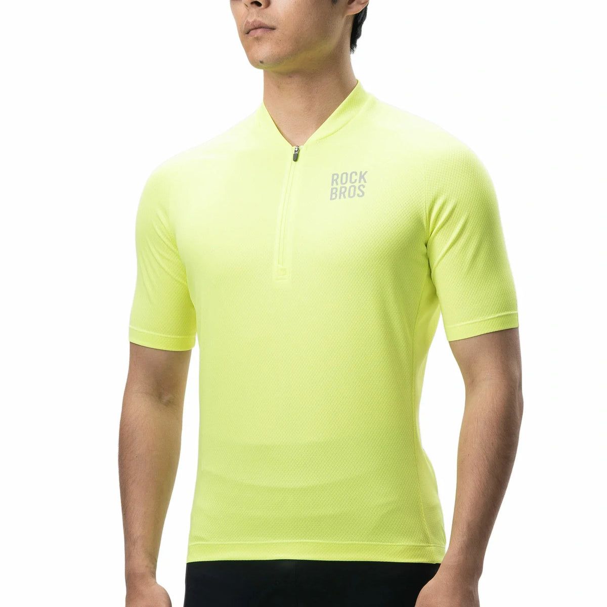 ROCKBROS Heren Fietsshirt Korte mouw Fietsshirt Wielrenshirt Ademend Snel drogend