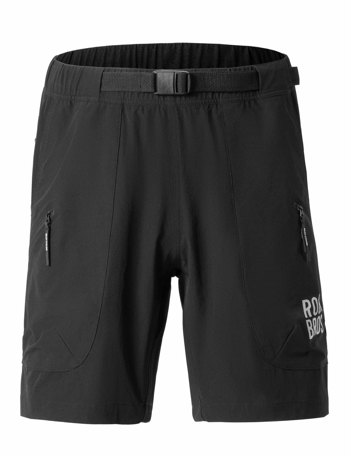 ROCKBROS Heren Sport Shorts Fietsbroek - Magnetische Taillesluiting, 4-Zakken-Design