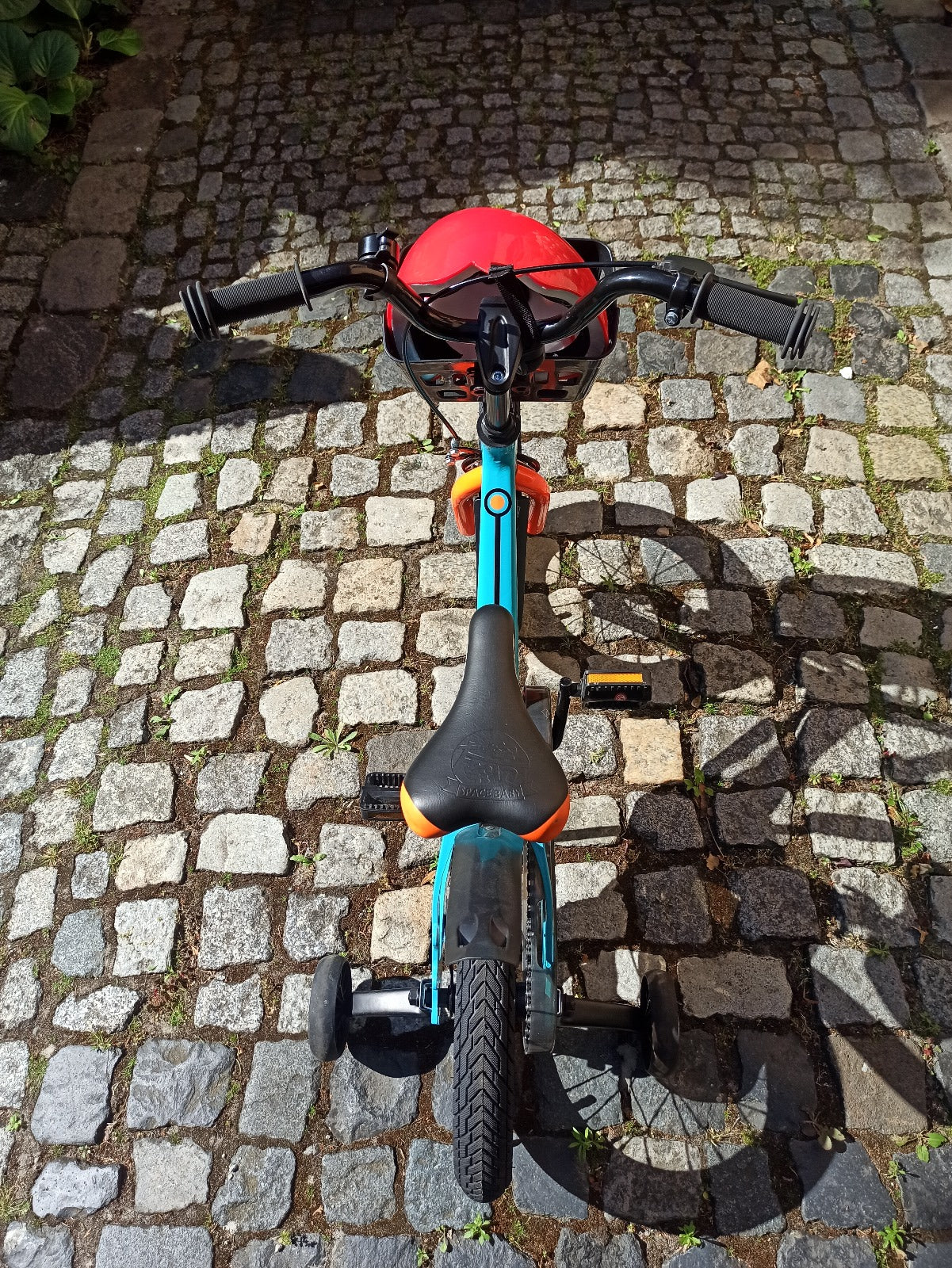 SKYS kinderfiets van 3 t/m 9 jaar 14/16/18 inch blauw oranje