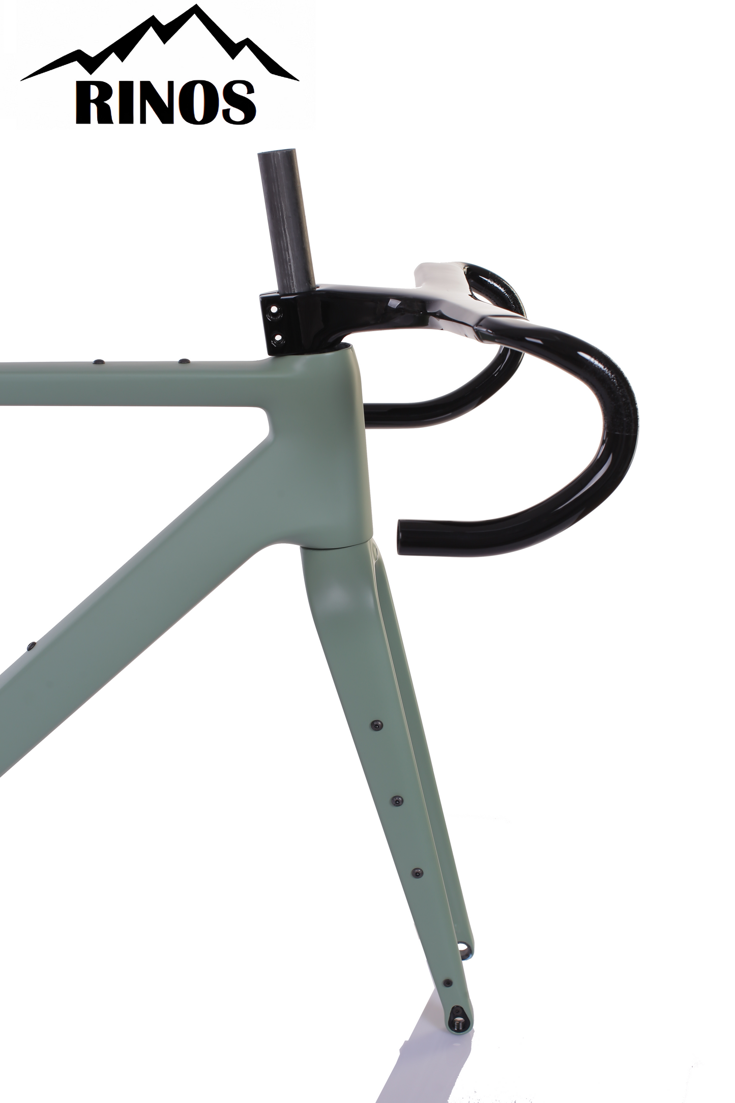 RINOS frameset met vork zadelpen stuur carbon T800