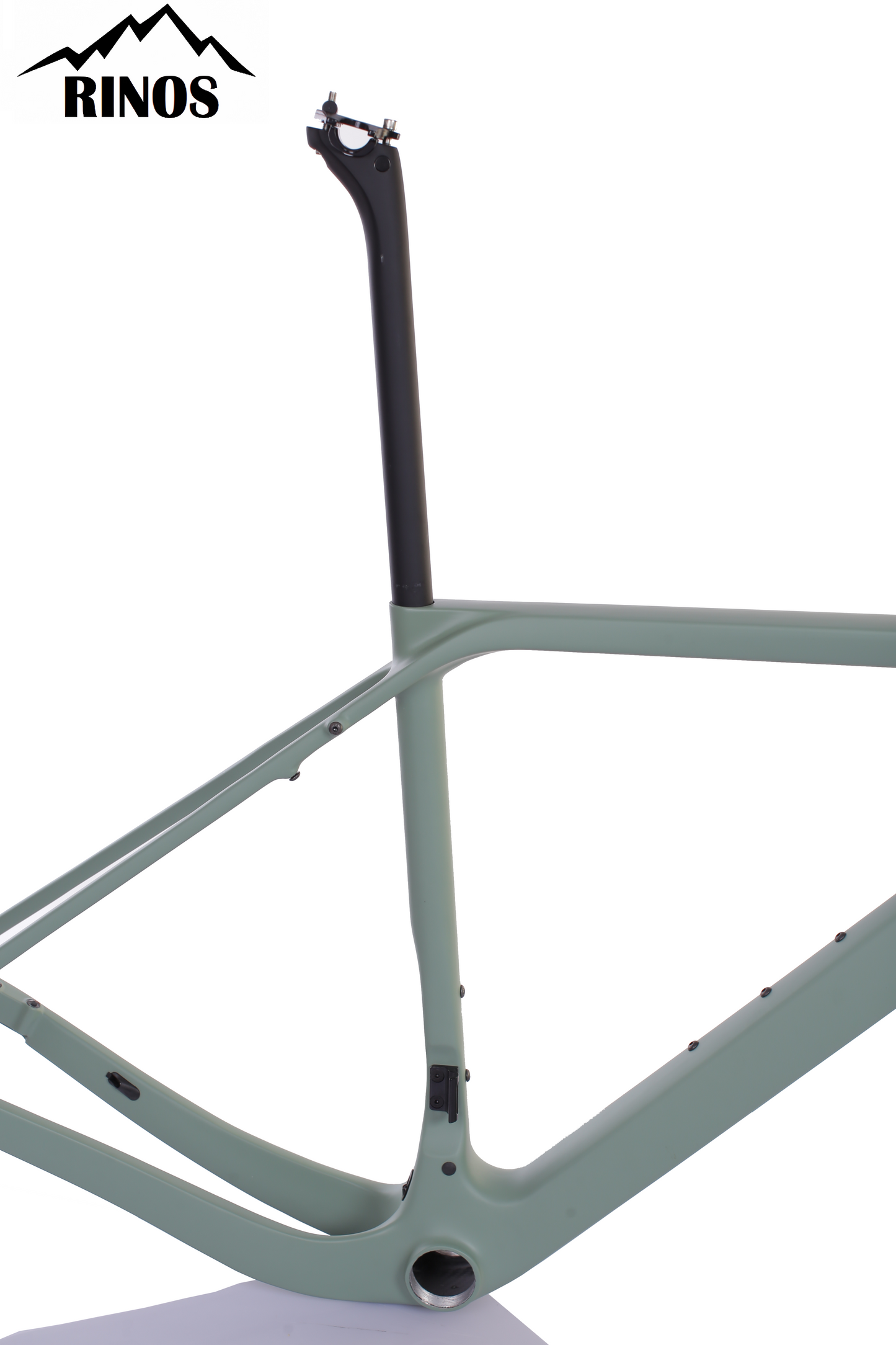 RINOS frameset met vork zadelpen stuur carbon T800