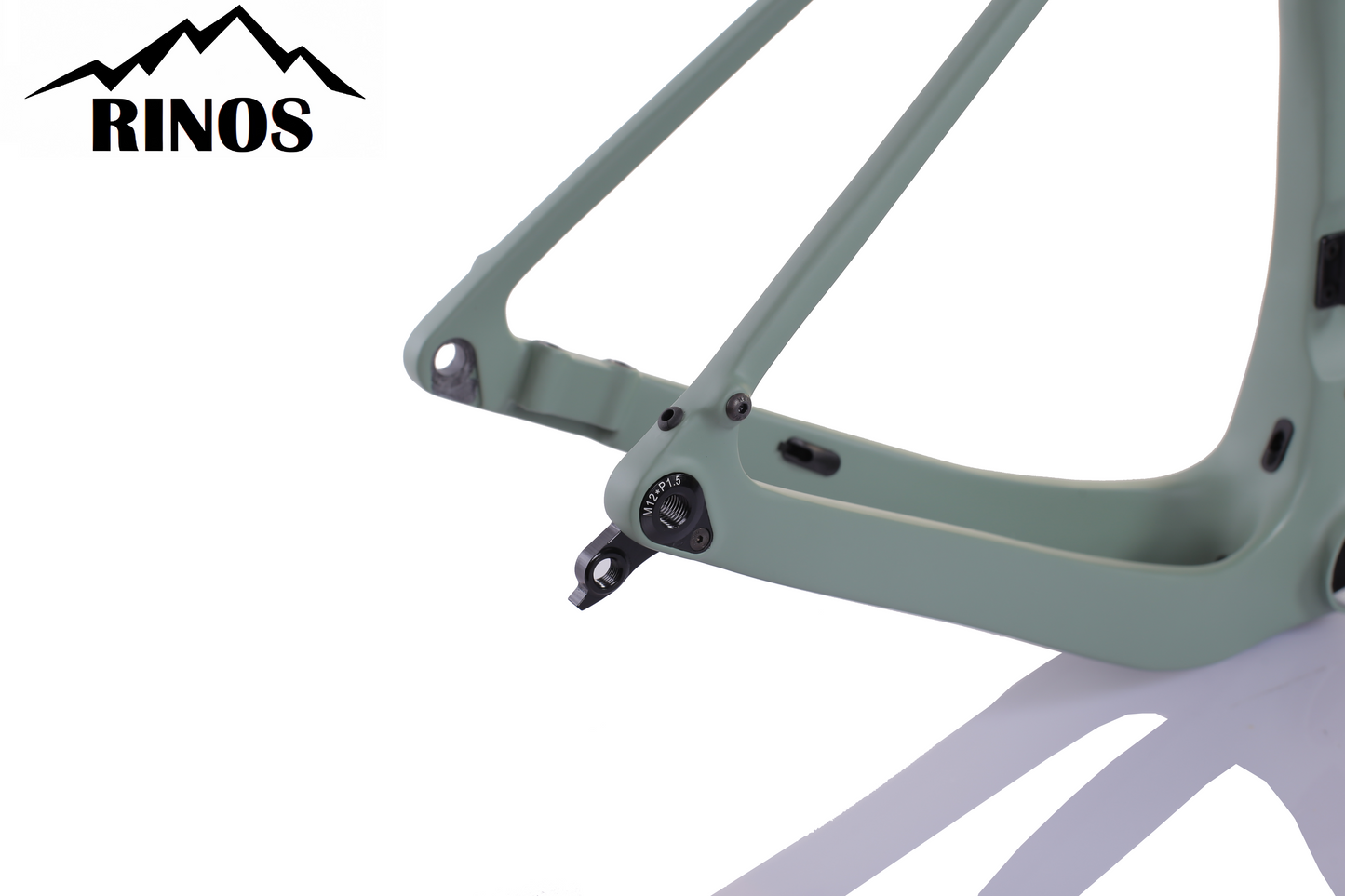 RINOS frameset met vork zadelpen stuur carbon T800