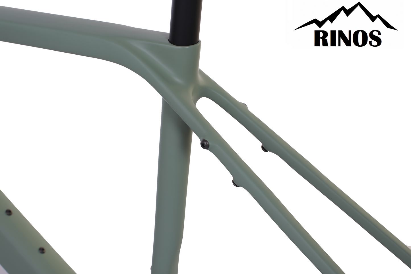 RINOS frameset met vork zadelpen stuur carbon T800