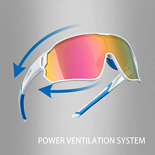 ROCKBROS Gepolariseerde sportbril voor fietsers (UV-bescherming)