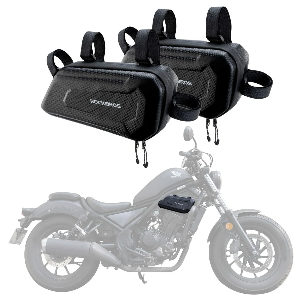 ROCKBROS Waterafstotende Motortas, 1,5 Liter