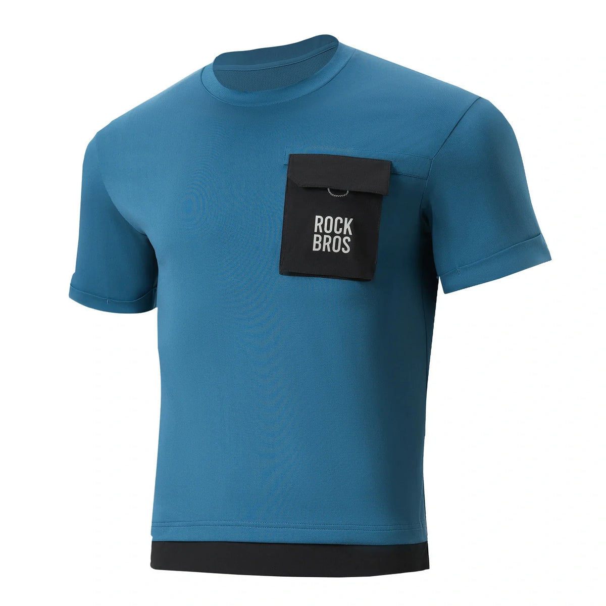 ROCKBROS Mountainbike Fietsshirt Korte Mouw Heren met Magnetische Borstzak