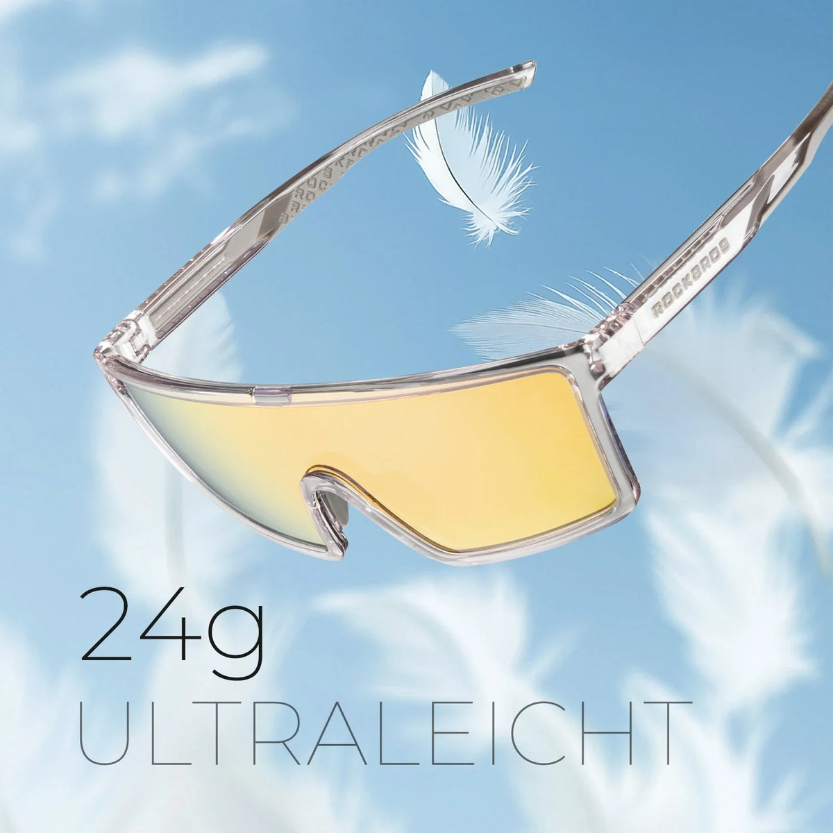 ROCKBROS Gepolariseerde fietsbril, UV400 met TR90 frame