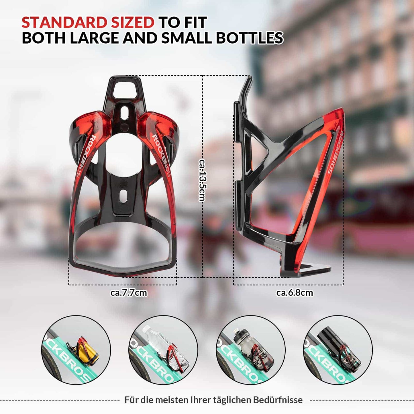 35g Lichtgewicht PC Fietsbidonhouder ROCKBROS