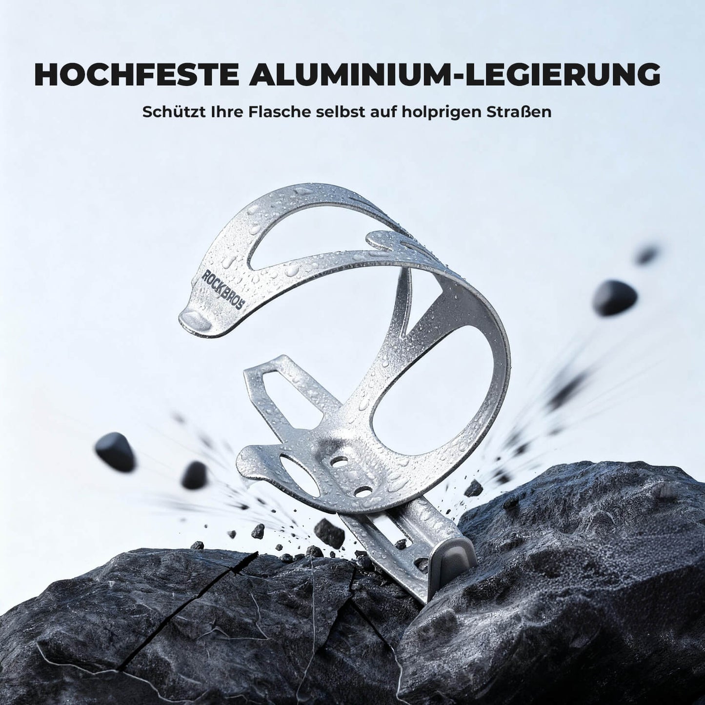 Ultralichte bidonhouder voor de fiets - 33 g aluminiumlegering voor MTB/racefiets ROCKBROS