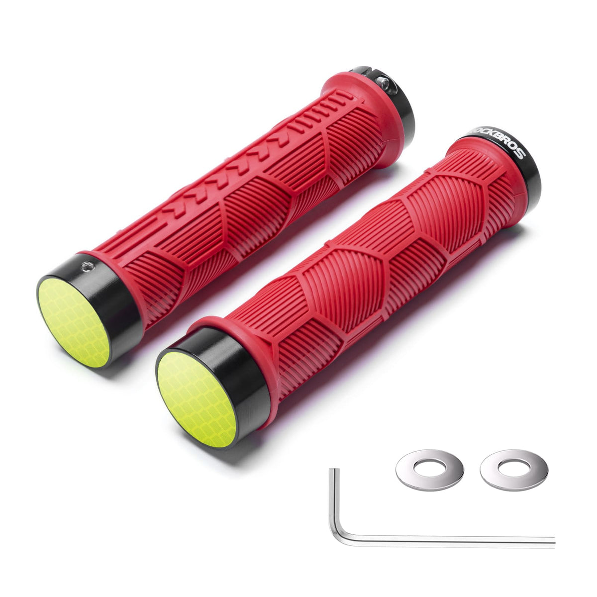 ROCKBROS Fiets Stuurgriffen Dubbele Sluiting voor 22,2mm Sturen